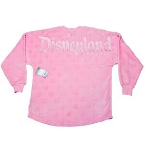 Disneyland Spirit Jersey Sweater Pullover Over Pink Medium 2025 Park Princesses